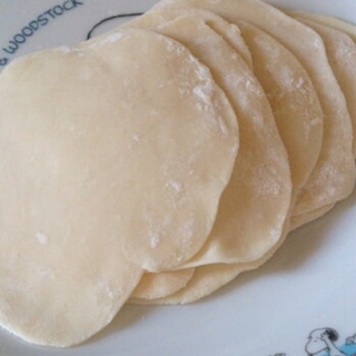 中力粉で作る☆餃子の皮